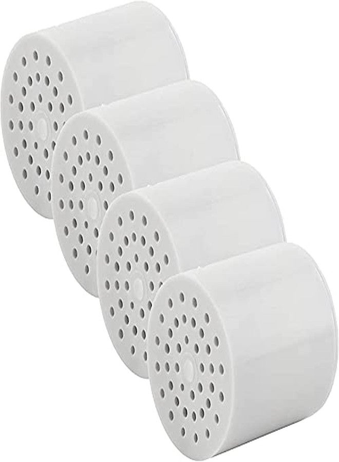 RIVERSOFT SFC-10 Advanced Shower Filter and tap Filter Cartridge with 10 Stage for Hard Water, Cartridge only (White, PP, Pack of 4) - Image 1